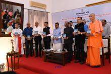 Hon'ble Governor, West Bengal, C.V. Ananda Bose & Hon'ble Chief Minister, Dr. Pramod Sawant attended the release books written by Hon'ble Governor of Goa, Shri. PS Sreedharan Pillai  