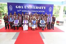 Hon'ble President of India, Smt. Droupadi Murmu addressed the 34th Convocation of Goa University at New Durbar Hall, Raj Bhavan, Goa.