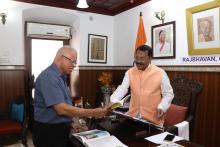 Mr. Luizinho Faleiro, Former CM of Goa, called on Hon'ble Governor at Raj Bhavan