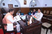 Professor Jaganath Patnaik, Vice Chancellor, ICFAI University Sikkim and Dr. Rohit Rathi, Register called on Hon’ble Governor at Raj Bhavan