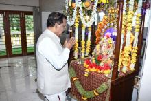 on Occasion of Ganesh Chaturti Hon'ble Governor visited to Shri Digambar Kamat residency