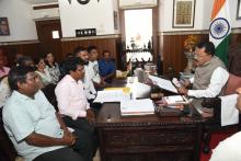 Delegation of Gawada – Kunbi – Velip – Dhangar Federation, Rupesh Velip, Rama Kankonkar, Soiru Velip, Ramakrishan Jalmi, Vilas Gaude  and others called on Hon’ble Governor at Raj Bhavan