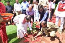 Inauguration of Red Sandal Wood Garden in Raj Bhavan