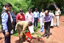 Inauguration of Red Sandal Wood Garden in Raj Bhavan