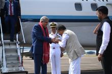 Hon'ble Governor received Shri Jagdeep Dhankar, Vice President of India, at Dabolim Airport