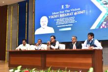 Hon'ble Governor attended visual address  with Hon'ble Prime Minister on "Viksit Bharat @ 2047 - Voice of Youth" at Raj Bhavan