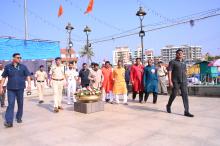 Hon’ble Governor Alongwith First Lady Adv.(Smt.) Reetha Sreedharan visited Shree Bodgeshwar Temple, Mapusa.