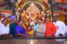 Hon’ble Governor Alongwith First Lady Adv.(Smt.) Reetha Sreedharan visited Shree Bodgeshwar Temple, Mapusa.