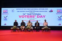 Hon’ble Governor Attended as a Chief Guest The 14th National Voters’ Day Function At Ravindra Bhavan, Margao.