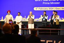 Hon’ble Governor Attended function of inauguration of India Energy Week 2024 by Hon’ble Prime Minister of India, at ONGC Betul.