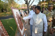 Hon’ble Governor Attended as a Chief Guest for Valedictory function of Kaavi Art Workshop at New Darbar Hall, Raj Bhavan. 