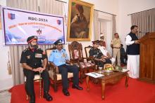 Hon’ble Governor Attended At Home function for NCC cadets of Goa, Old Darbar Hall