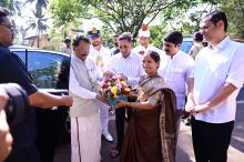 Hon’ble Governor, as a Chief Guest, attended Ravindra Kelkar, Birth Anniversary Inaugural function at Priol, Ponda.