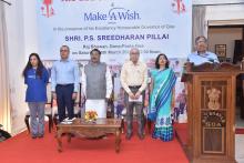 Hon’ble Governor Attended as a Chief Guest for “ Make A Wish” program for Cancer Children, At Old Darbar Hall.