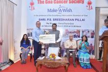 Hon’ble Governor Attended as a Chief Guest for “ Make A Wish” program for Cancer Children, At Old Darbar Hall.