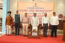 Hon’ble Governor inaugurated 04 days “Kaavi Art Workshop” at Raj Bhavan in the presence of Shri Digambar Kamat, Former Chief Minister and Hon’ble MLA, Margao.