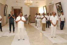 Hon'ble Governor attended International Yoga Day celebration at Raj Bhavan. 