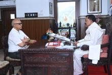 Shri. Digamber Kamat, MLA, Margao, Former CM of Goa Called On Hon'ble Governor At Raj Bhavan.