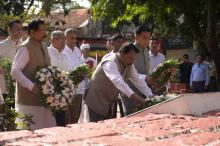 Hon’ble Governor paid floral tributes to martyrs on the occasion of Goa Revolution Day at Azad Maidan, Panaji.