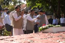 Hon’ble Governor paid floral tributes to martyrs on the occasion of Goa Revolution Day at Azad Maidan, Panaji.