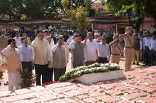 Hon’ble Governor paid floral tributes to martyrs on the occasion of Goa Revolution Day at Azad Maidan, Panaji.