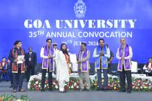 Hon'ble Governor attended 35th Convocation Ceremony of Goa University.