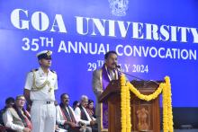 Hon'ble Governor attended 35th Convocation Ceremony of Goa University.