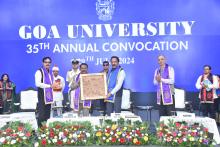 Hon'ble Governor attended 35th Convocation Ceremony of Goa University.