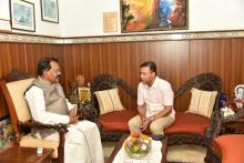 Shri Vishwajit Rane, Health Minister of Goa Called On Hon'ble Governor At Raj Bhavan. 