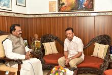 Shri Vishwajit Rane, Health Minister of Goa Called On Hon'ble Governor At Raj Bhavan. 