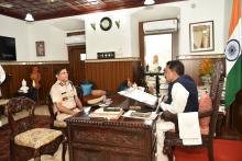 Shri. Alok Kumar, IPS, DGP, Goa Police Called On Hon'ble Governor At Raj Bhavan. 