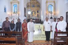 Hon’ble Governor, Hon’ble Chief Minister, First Lady Adv. (Smt.) Reetha Sreedharan and other Dignitaries Attended prayerat Raj Bhavan Chapel.