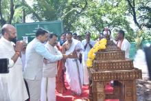 Hon’ble Governor, Hon’ble Chief Minister, First Lady Adv. (Smt.) Reetha Sreedharan Prachin Vriksha Ayurvedic Chikitsa Inauguration , Vriksh Pooja & Vriksha Poshana Yoga.