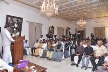 Hon’ble Governor Attended Program on Prachin Vriksha Ayurvedic Chikitsa at Old Durbar Hall.