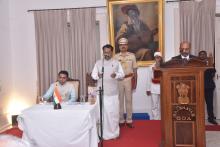 Hon’ble Governor administered Oath to the Goa State Chief Information Commissioner.