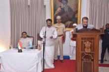 Hon’ble Governor administered Oath to the Goa State Chief Information Commissioner.