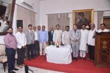 Hon’ble Governor administered Oath to the Goa State Chief Information Commissioner and to the State Information Commissioner.
