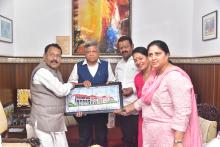 Shri Jagadish Shettar, Member of Parliament, Lok Sabha, Belagavi (Karnataka) Called On Hon'ble Governor At Raj Bhavan.