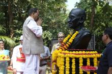 Hon'ble Governor Attended Celebration of Gandhi Jayanti At New Darbar Hall, Raj Bhavan.