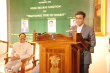 Book release function of “Traditional Trees Of Bharat” Compiled and Edited by Hon'ble Governor  at the hands of Hon’ble Dr. Justice D. Y. Chandrachud, Chief Justice of India At Raj Bhavan, Goa. 