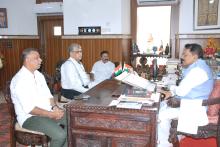 Shri Aleixo  Siqueira, Minister for Law Goa Legislative Assembly called on Hon'ble Governor at Raj Bhavan Goa.