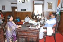 Dr. Deviya Rane, MLA called on Hon'ble Governor at Raj Bhavan Goa.