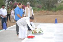 Hon'ble Governor attended the Wreath ceremony of Lt. Governor Sh. M R Sachdev, Behind GTDC Miramar Residency.