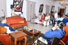 Hon'ble Governor Released Books written by Ms. Sradha Garad at Old Durbar Hall, Raj Bhavan.