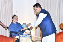 Hon'ble Governor Released Books written by Ms. Sradha Garad at Old Durbar Hall, Raj Bhavan.