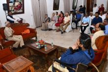 Hon'ble Governor Released Books written by Ms. Sradha Garad at Old Durbar Hall, Raj Bhavan.