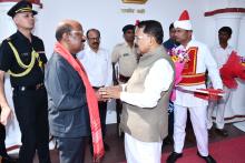 Hon'ble Governor Received Hon’ble Governor of West Bengal at Raj Bhavan Goa.
