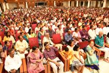 Hon'ble Governor Attended Program of Sri Sri Ravi Shankar, at New Darbar Hall, Raj Bhavan Goa.