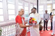 Hon'ble Governor of Uttar Pradesh called on Hon'ble Governor at Raj Bhavan, Goa.