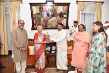 Hon'ble Governor of Uttar Pradesh called on Hon'ble Governor at Raj Bhavan, Goa.